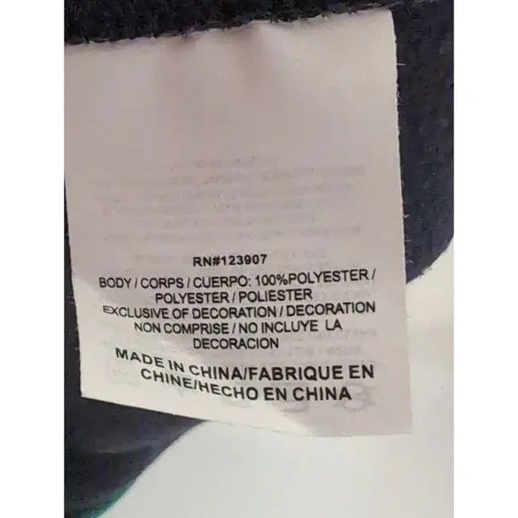 XXL Sperry dressy winter knit navy zip sweater pullover - Picture 6 of 7